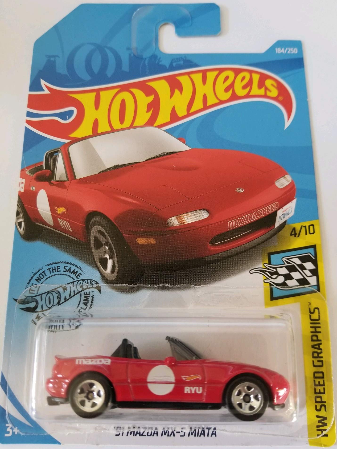 Amazon.com: Hot Wheels 2019 Hw Speed Graphics '91 Mazda MX-5 Miata