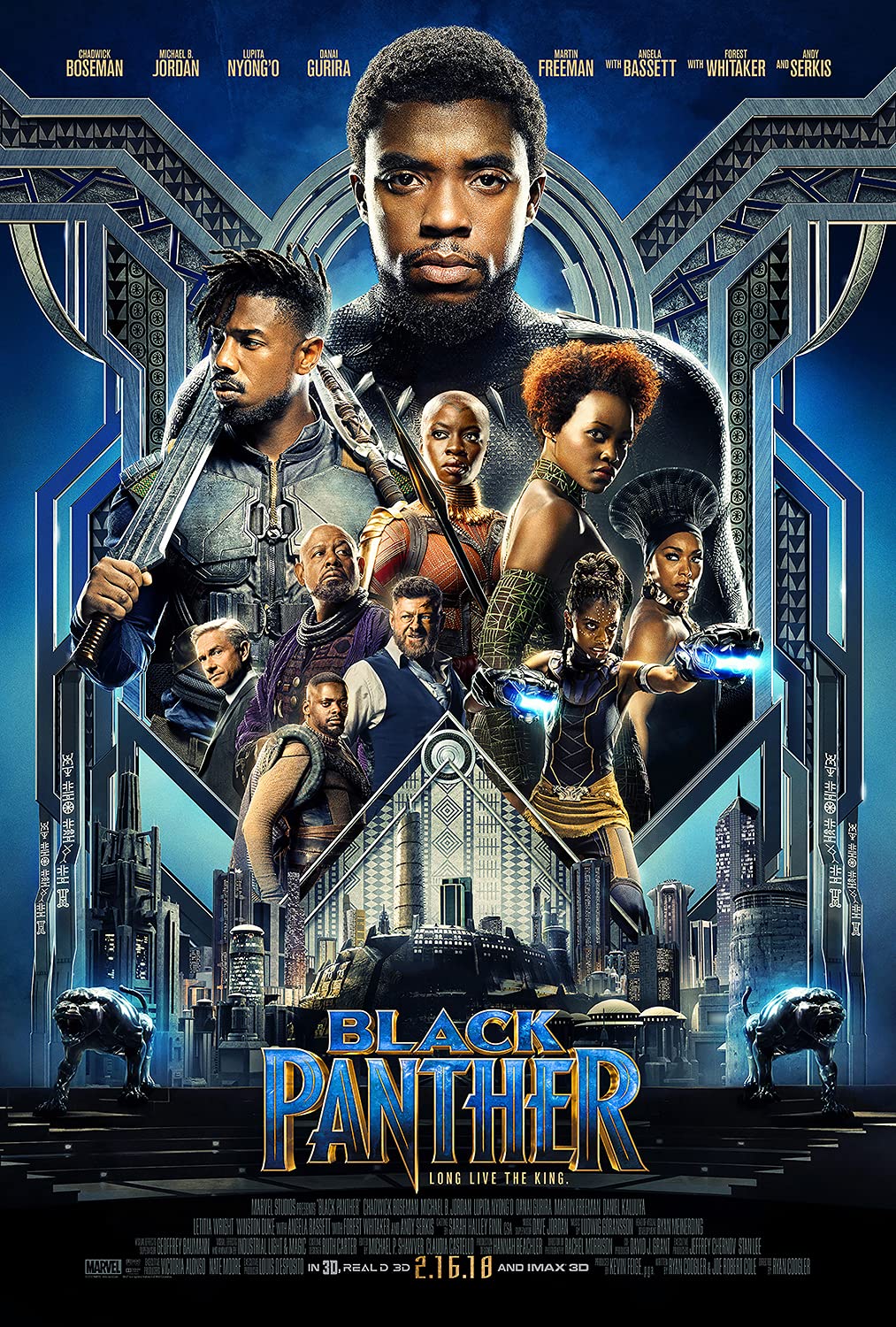 Amazon.co.jp: ブラックパンサーポスター - 映画プロモ 24インチ x 36