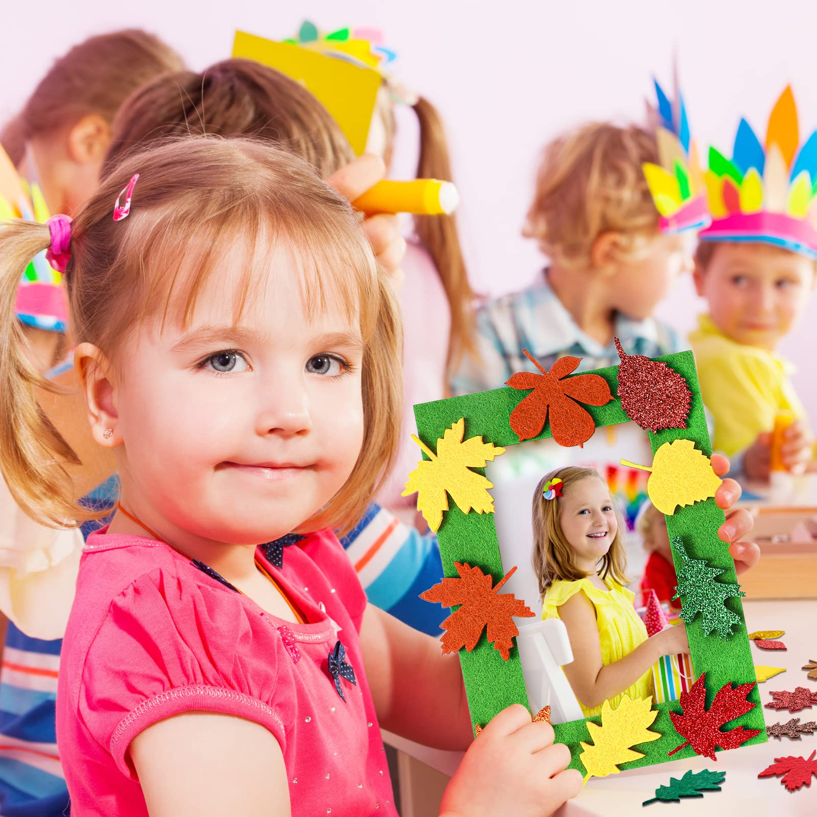 Amazon | Ferraycle 232個 感謝祭 DIY 写真フレーム クラフトキット 秋