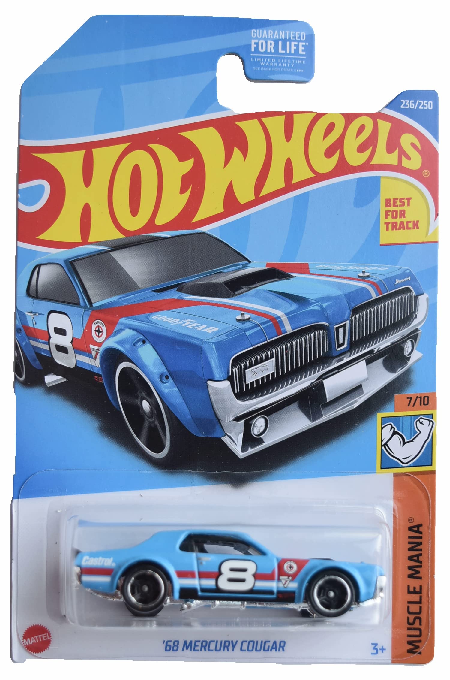 Amazon.com: Hot Wheels '68 Mercury Cougar : Toys & Games
