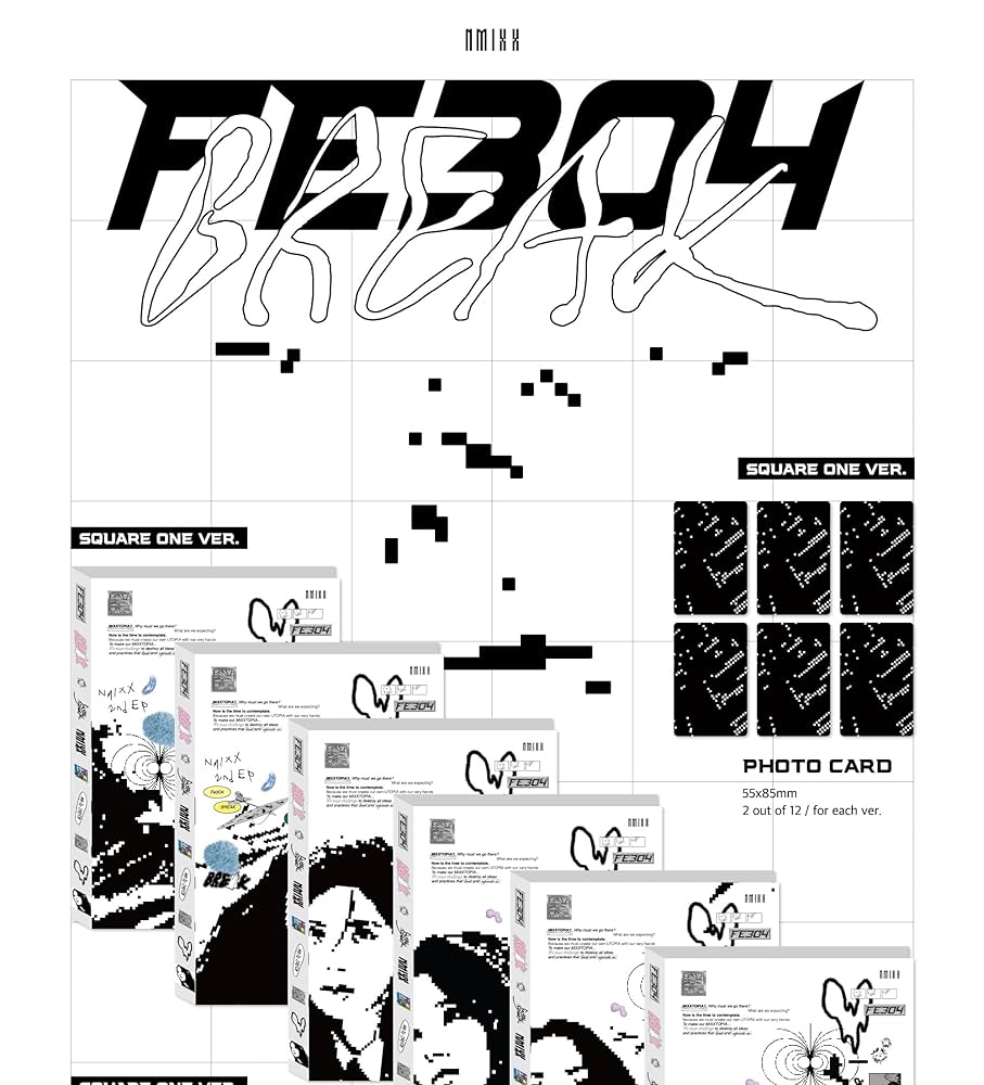 NMIXX Fe3O4 : BREAK 2nd Mini Album CD+Book+Photocard+Tracking