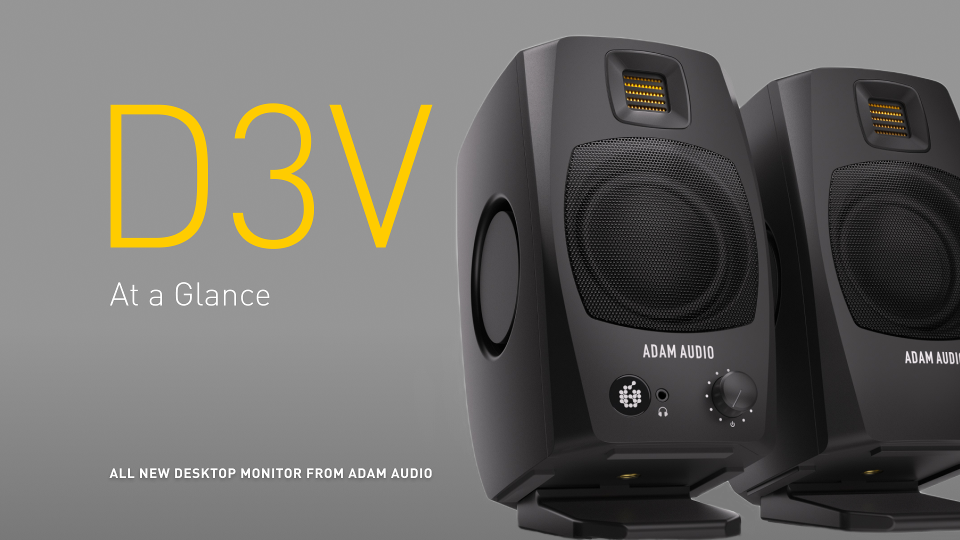 Amazon.com: ADAM Audio D3V Active Desktop Monitoring System with