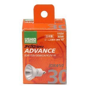 Amazon | ウシオ ダイクロハロゲンADVANCE（110V用） JDR110V30WLN/KUV