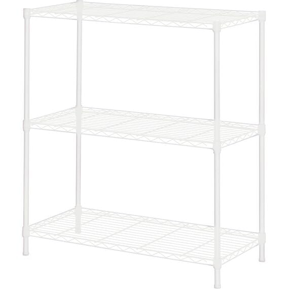 Amazon｜ニトリ スチールラック CUSTOM 幅85cm 2段 ホワイト NITORI