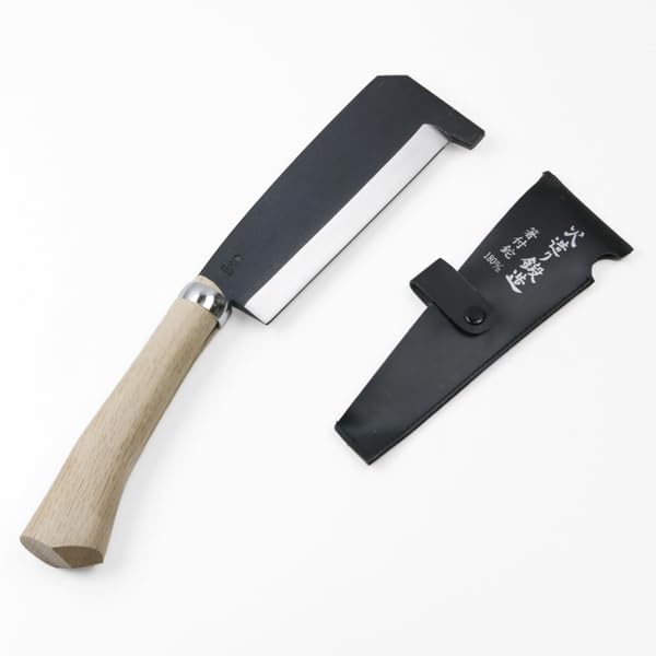 Amazon.co.jp: 箸付枝打ち鉈 180mm 片刃 火造り鍛造 農作業用