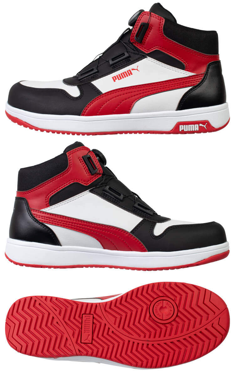 安全靴 PUMA プーマ FRONTCOURT DISC MID 63.211.0 63.212.0