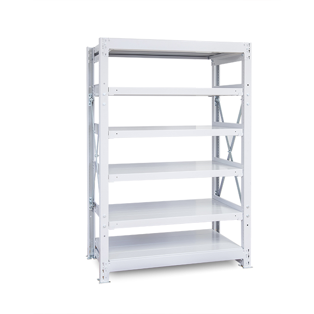 1000kg/段 重量スチール棚 高さ1800 x 棚板6枚（有効5段）x 横幅1200 x