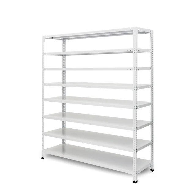 100kg/段 組立簡単らくらくラック 高さ2400 x 棚板8枚（有効7段）x