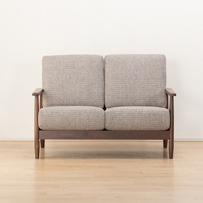 ニトリ 2人掛け布張りソファ（マイスBE/MBR） - MIRUMU