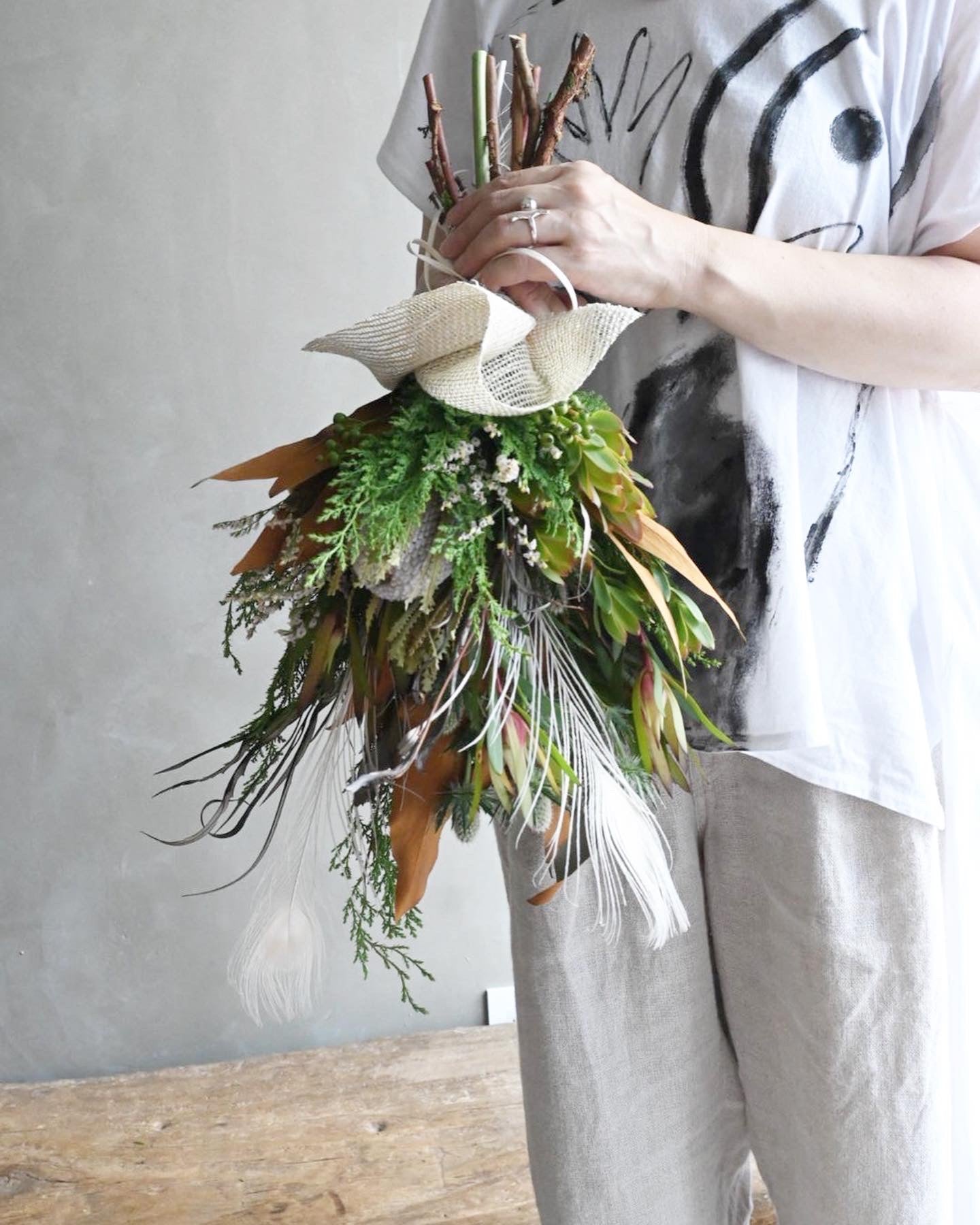 ドライフラワー スワッグ – miwa sukekawa atelier