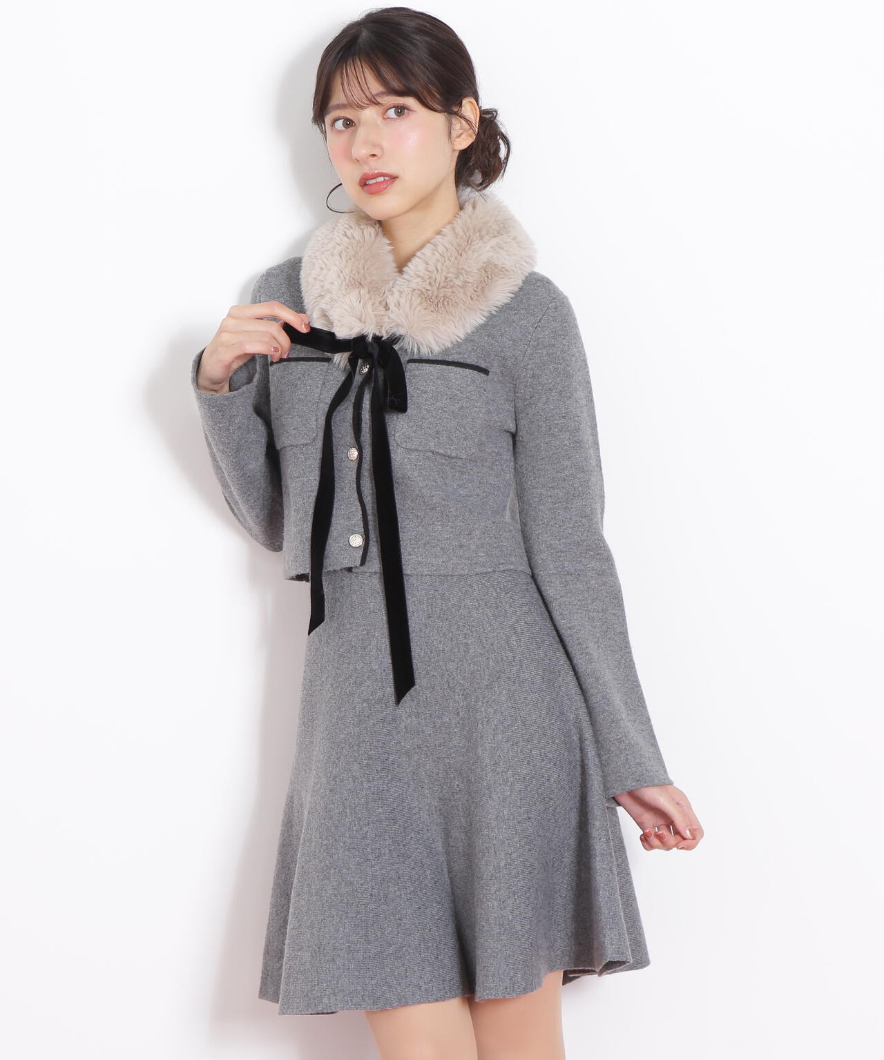 ファーティッペットニットセットアップ | JILL by JILL STUART（ジル