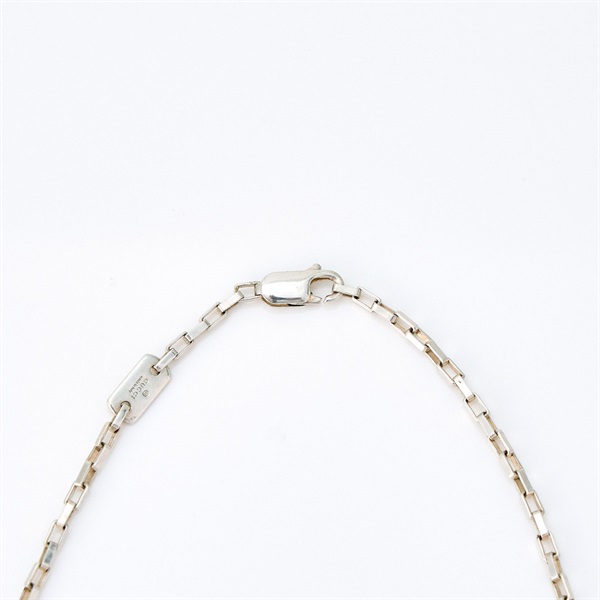 GUCCI ロゴプレート チェーン ネックレス シルバー 925 | MixTHINKS