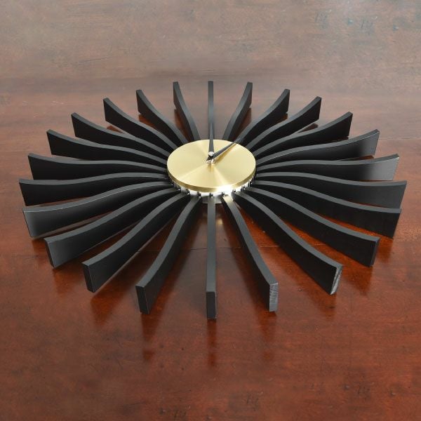 George Nelson ジョージ・ネルソン フラッタークロック ウォルナット