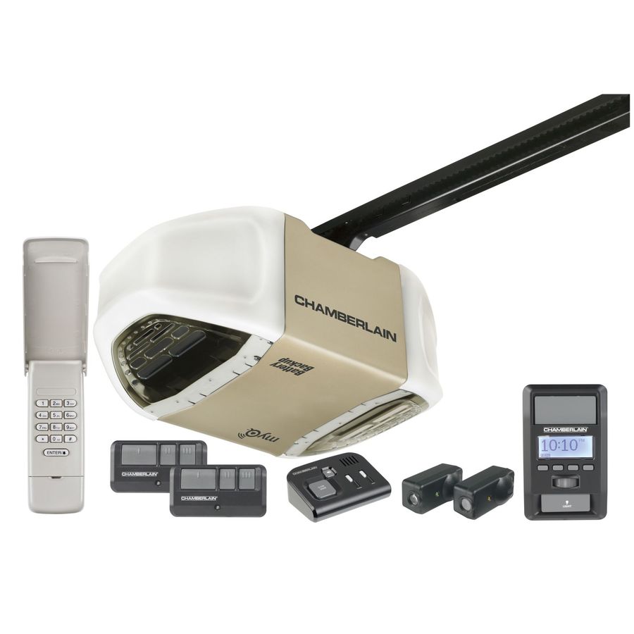 Chamberlain 0.75-HP MyQ Battery Backup Belt Garage Door Opener at