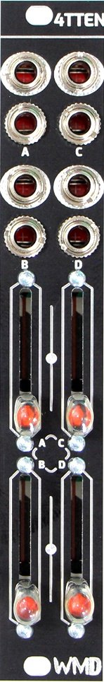 WMD 4TTEN / アッテネーター、オフセット WMD 4tten - Eurorack Module
