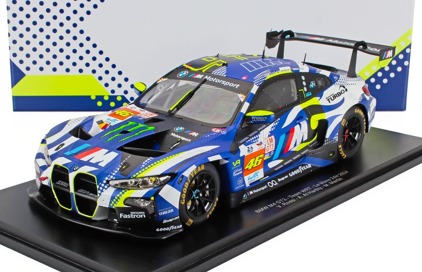 Spark - 1:18 BMW M4 GT3 WRT No.46 24h Le Mans 2024 - Valentino