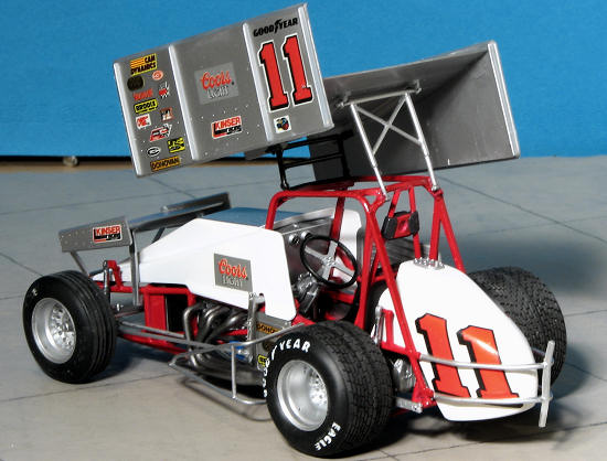Monogram 1/24 Steve Kinser Sprint Car, by Scott Van Aken