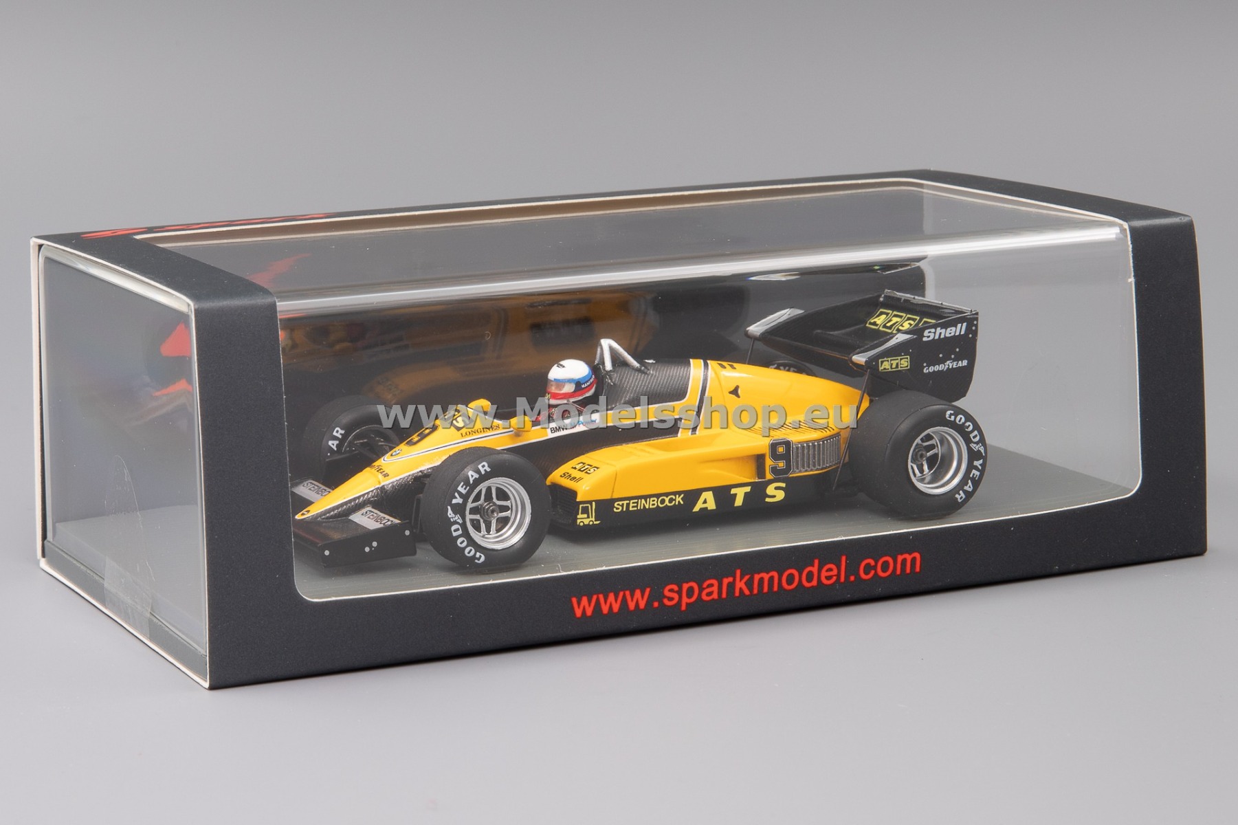 Spark S3921 ATS D6 Formula 1, No.9 Monaco GP 1983, Manfred Winkelhock