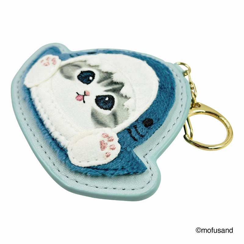 mofusand ふわもこワッペンキーホルダー(サメにゃん・がおー