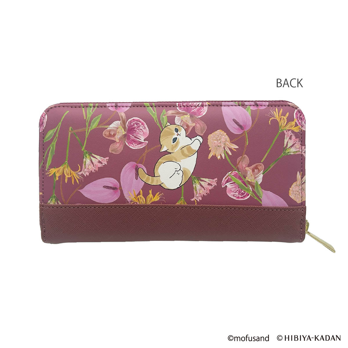 mofusand×日比谷花壇 長財布(レッド) | mofusandもふもふマーケット
