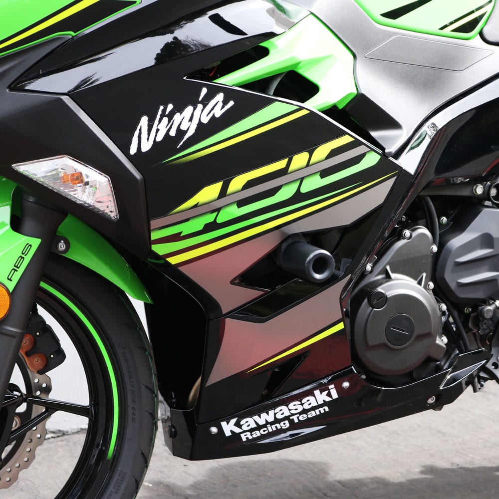 Shogun Motorsports Kawasaki Ninja 400 Z400 18-24 NO CUT Black