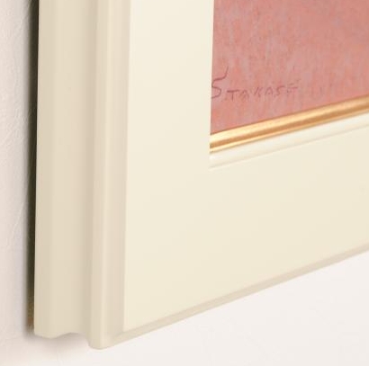 絵画の油絵で高瀬三郎が描いた北海道の絵「初冬の摩周湖」を通販で販売