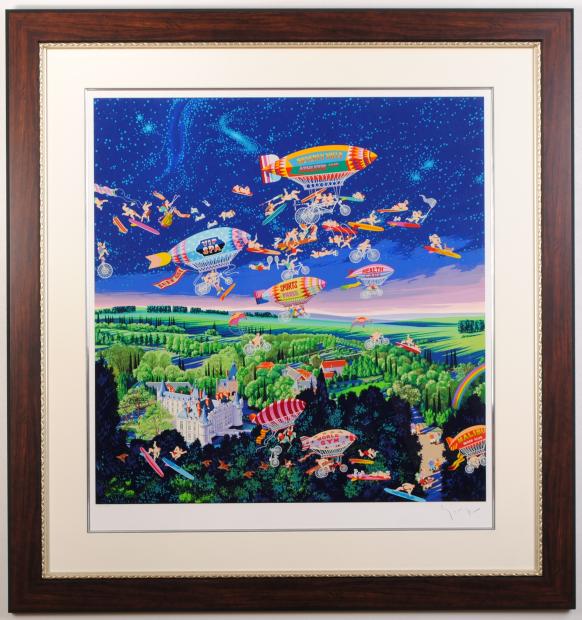 インテリアの絵画をシルクスクリーンの版画で制作したヒロ・ヤマガタの