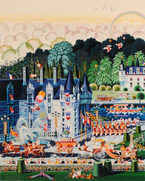 インテリアの絵画をシルクスクリーンの版画で制作したヒロ・ヤマガタの