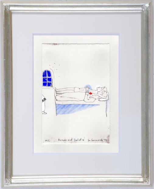 銅版画で山本容子が制作した絵「ロミオとジュリエット・4」をご購入