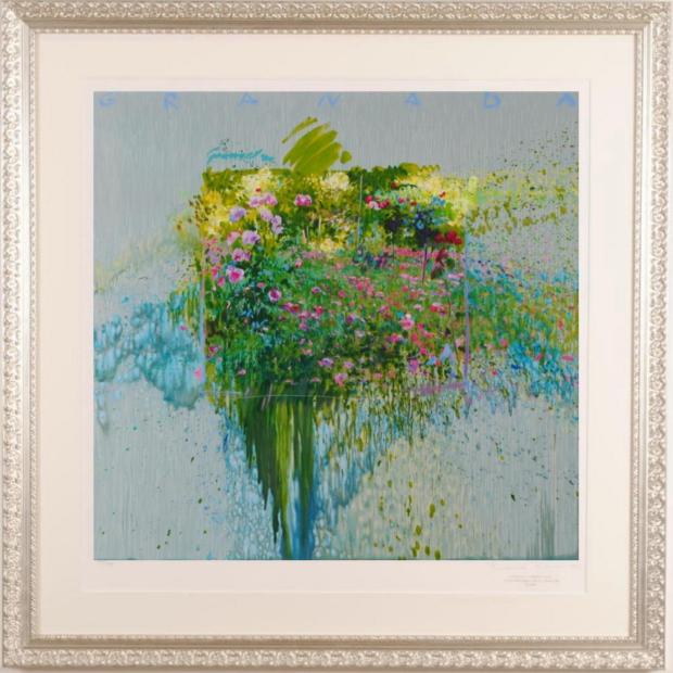 ホアキン・トレンツ・リャドの花の絵画「花咲くころ」をご購入