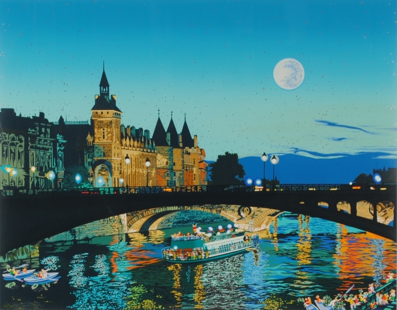 インテリアの絵画をシルクスクリーンの版画で制作したヒロ・ヤマガタの