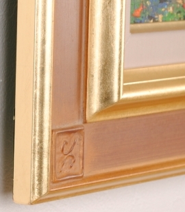 油絵の絵画で田中清が描いたコスモスの花の油絵「陽光の道」をご購入