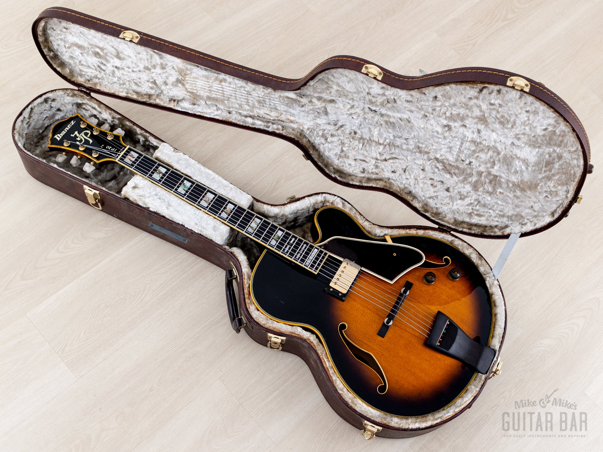 1988 Ibanez JP20 Joe Pass Signature Archtop Electric Guitar Sunburst w