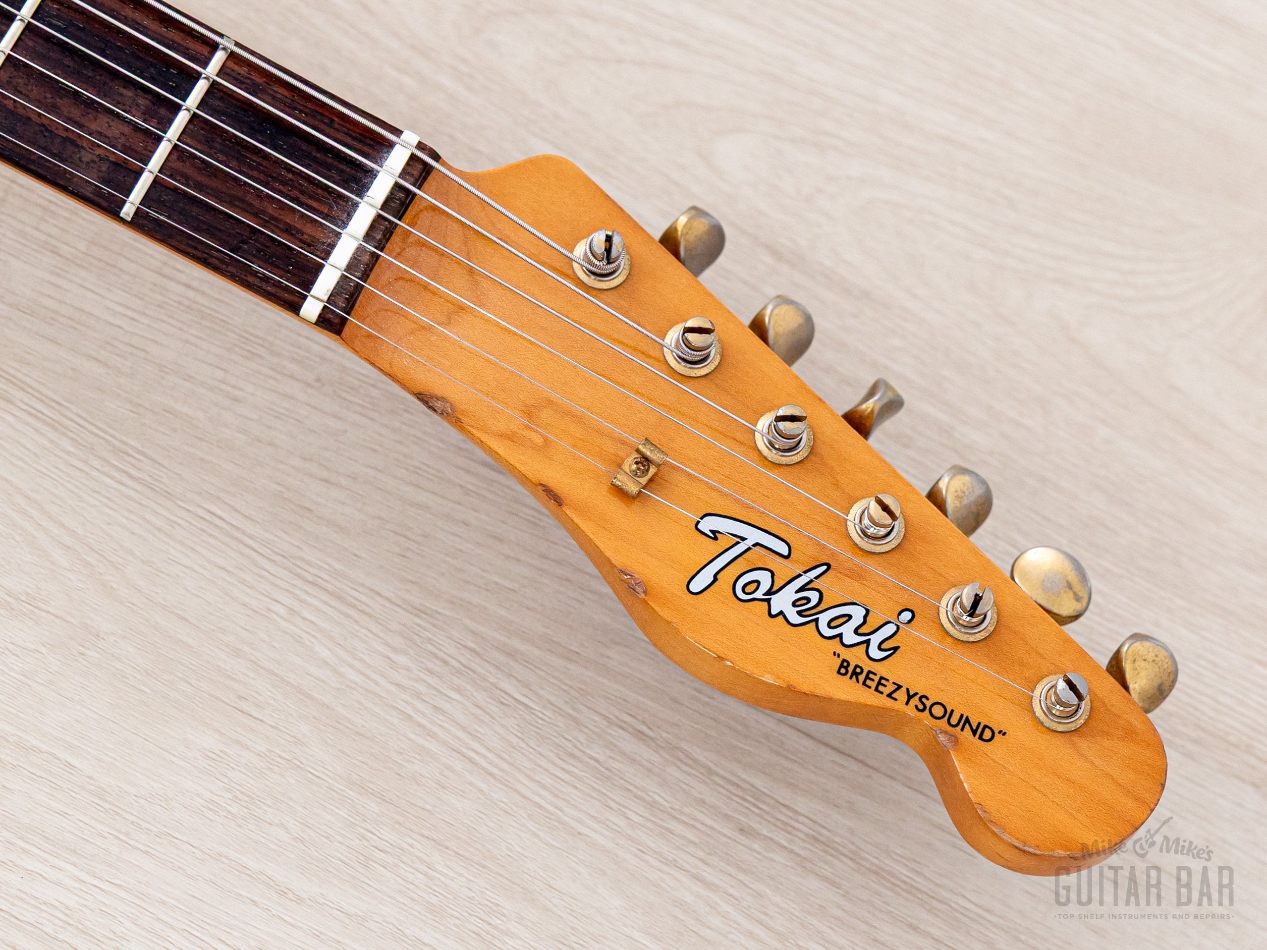 1984 Tokai Breezysound TTE60 TM T-Style Custom Vintage Guitar Tortoise