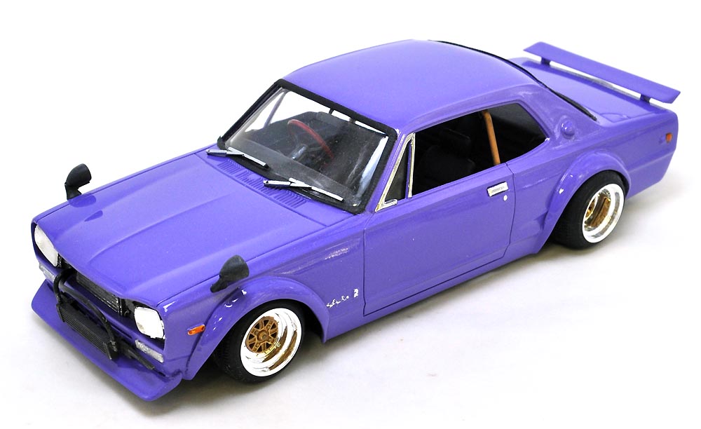 バーチャロンカラーでカーモデル塗装 ～ LBワークス ハコスカ 2Dr （2G