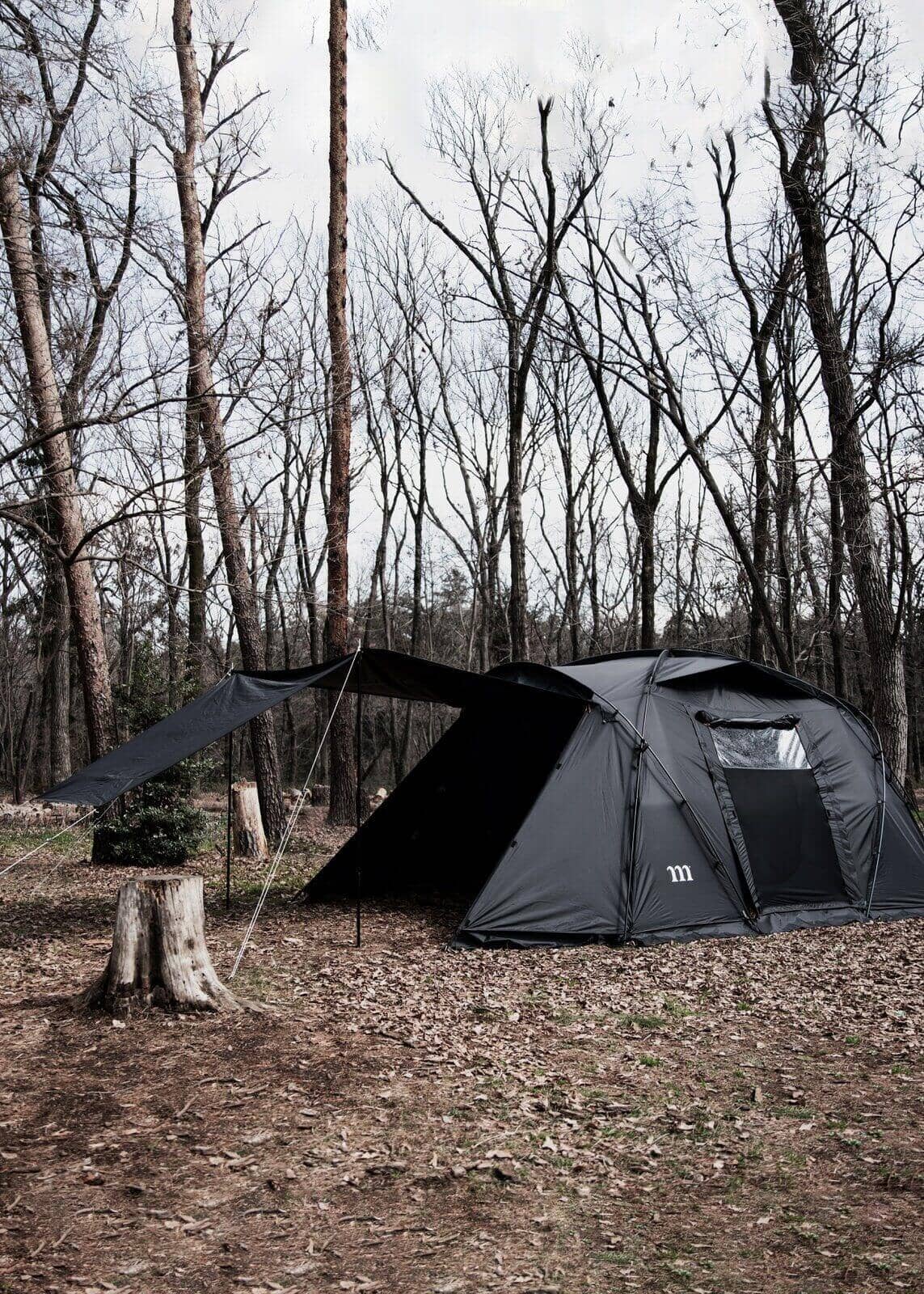 ZIZ TENT SHELTER BLACK｜ZIZ TENT SHELTER BLACK｜muraco ｜ muraco