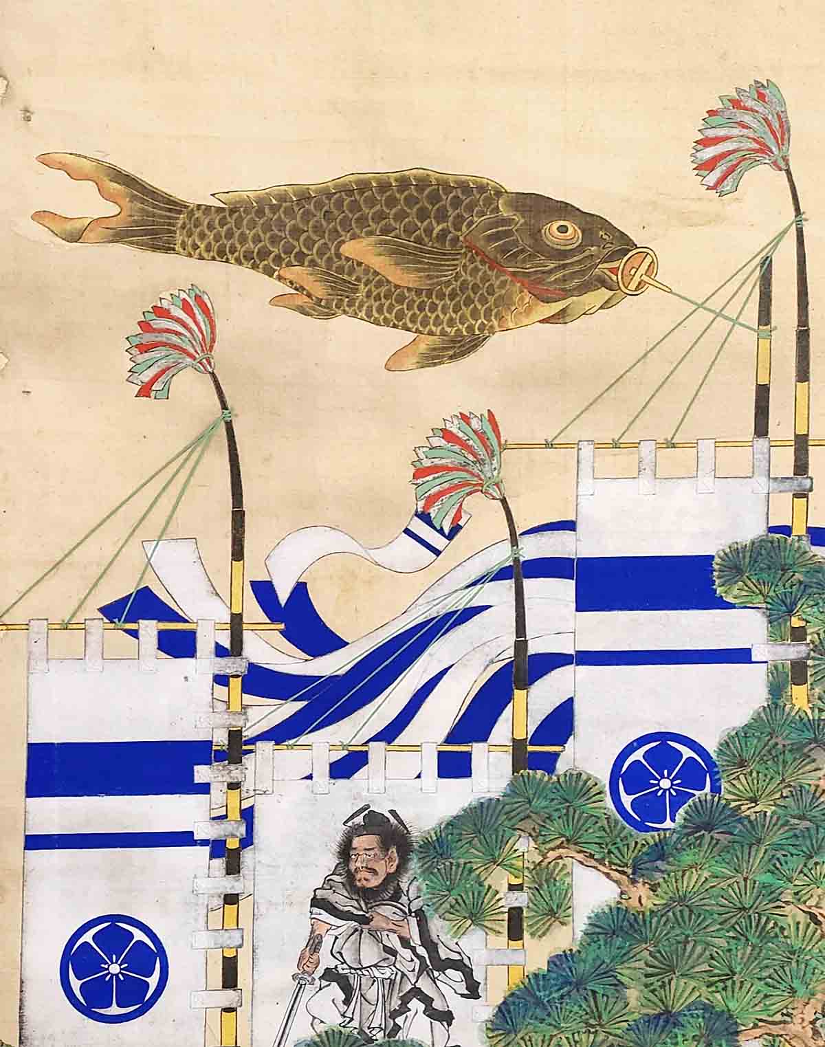 鯉のぼりの起源と歴史｜武者絵のぼり（節句幟）との関係【いわき絵