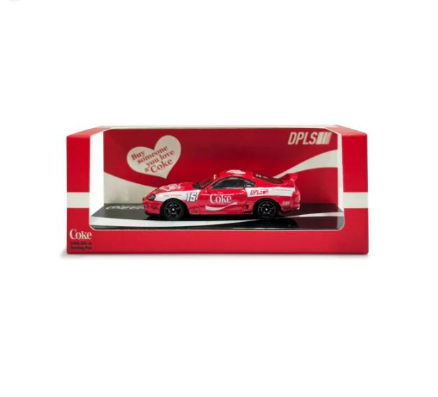 Inno64 X DPLS 1:64 Coca Cola Toyota Supra (A80) - Box Set Event