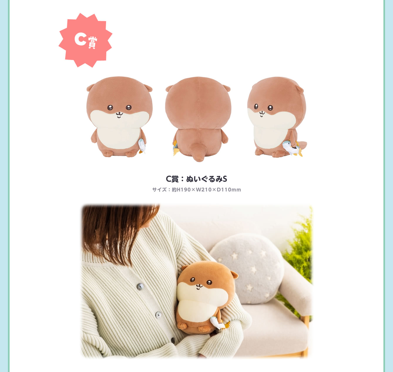 ナガノのカワウソ ぬいぐるみくじ