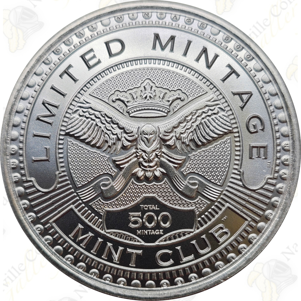 Mint Club #6 1 oz “Justice” .999 fine silver round – SKU #51566