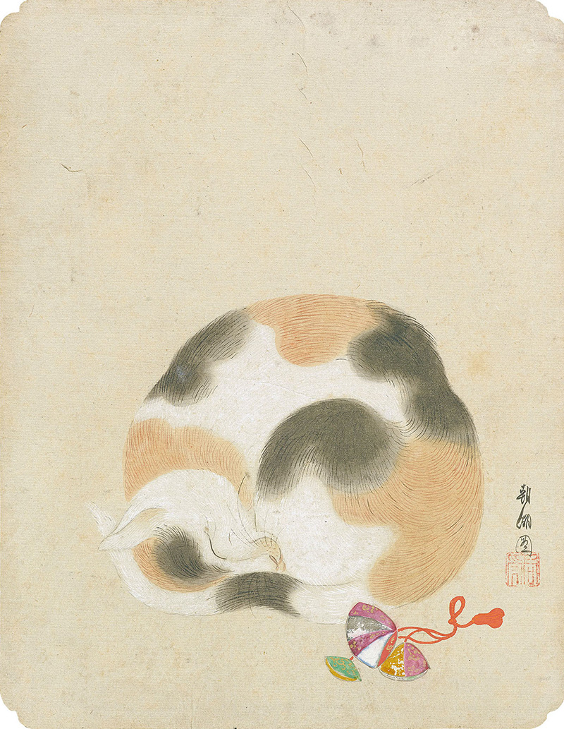 美術のなかの猫たち 猫の感触まで描く神わざ絵師 「没後300年記念 英一