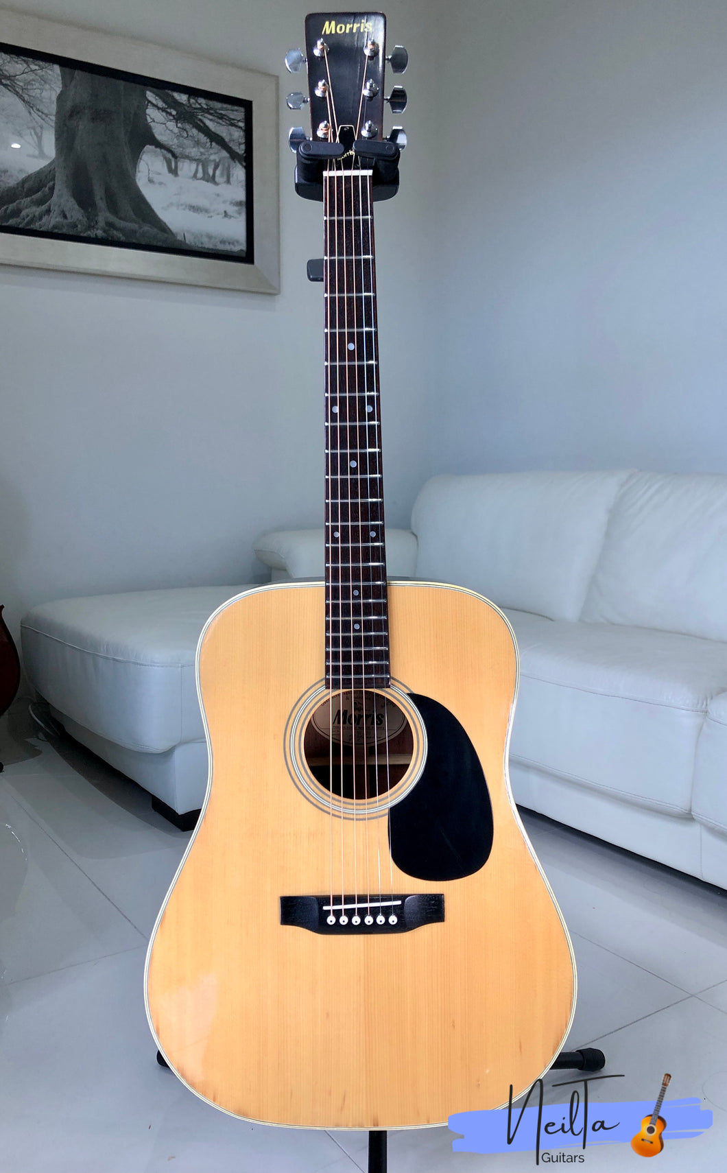 Morris W-20 Dreadnaught Acoustic Guitar (1978) – Neil Ta Music