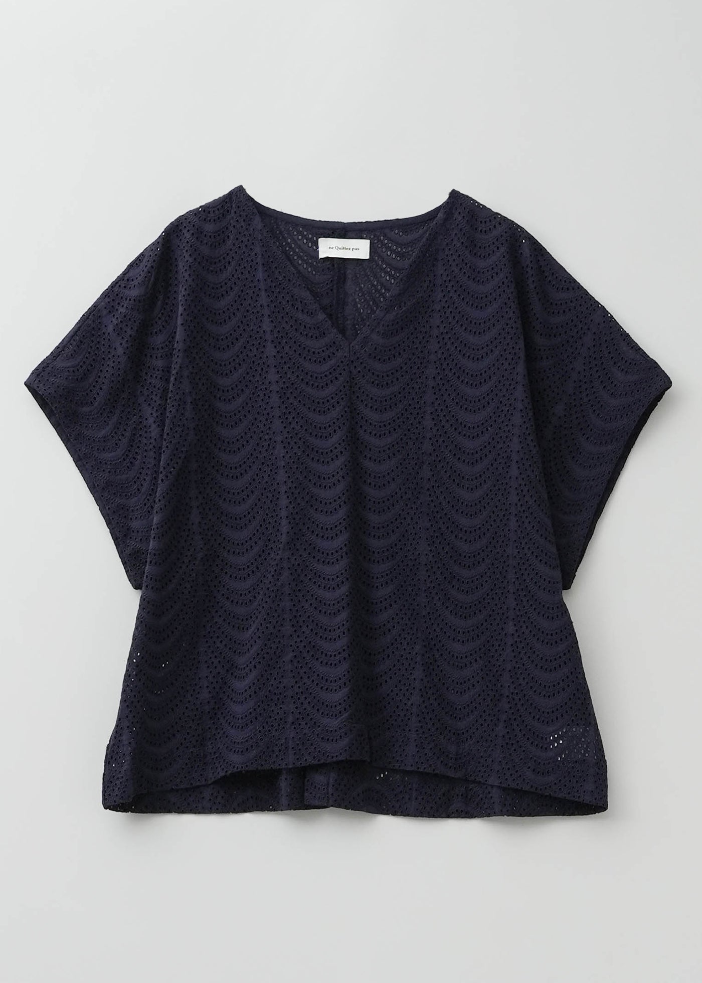 6月上旬お届け予定】Cotton Voile Neem Cifre Embroidery Sleeveless