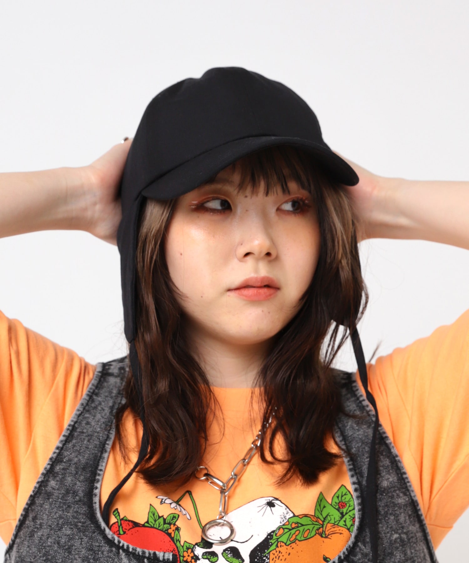 E5107 イヤーフラップキャップ(F ブラック): 帽子 - RNA ONLINE STORE