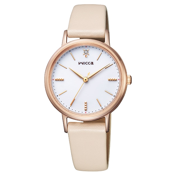 wicca ときめくダイヤ KP5-166-10 ソーラーテック(ホワイト): CITIZEN