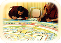 天空砂マンダラ絵