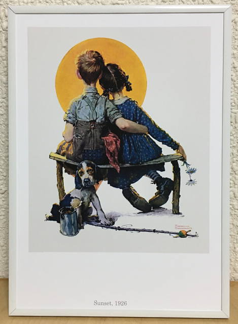 7-16] ノーマン ロックウェル の作品ポスター、≪アール・アートグッズ≫