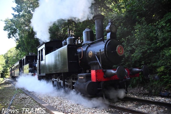 名古屋鉄道】博物館明治村の「蒸気機関車9号」は運行休止を前に約7年