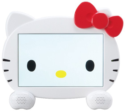 ハローキティ特製テレビが登場 - リモコンはトレードマークのリボン型