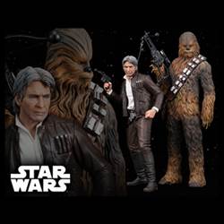 SW『フォースの覚醒』、ハン・ソロとチューバッカがペアでフィギュア化